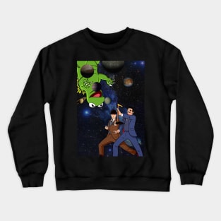 something appeared from above Crewneck Sweatshirt